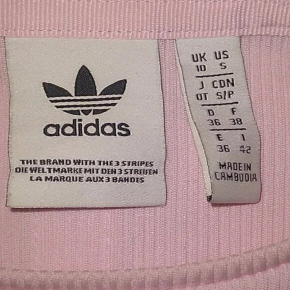 Adidas Original NMD Copenhagen Pastel Pink Sleeveless Ribbed Muscle Tee - Picture 7 of 8